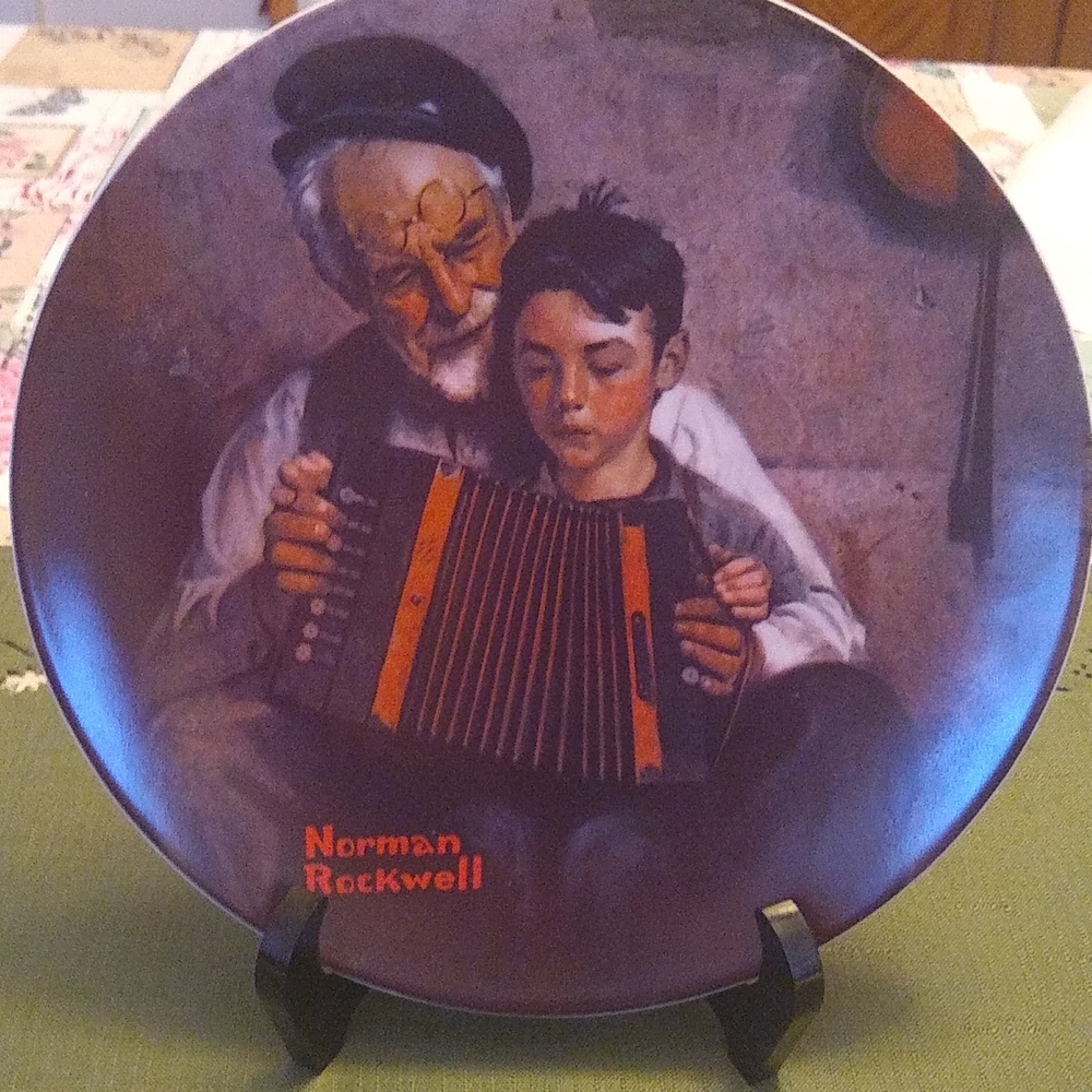 Norman Rockwell plate